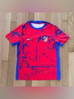 Nike x Atletico Madrid Jersey Pre Match 2024 Youth Large Kids Soccer